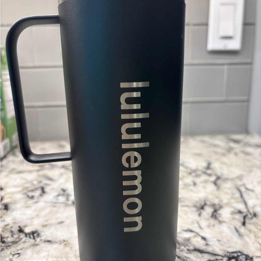 lululemon Black Travel Mug